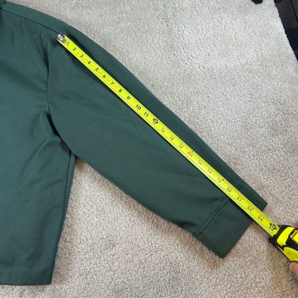 True Vintage 60s Big Mac Penn Prest Work Jacket Men's XL Green Full Zip Workwear - Picture 12 of 16